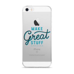Make Great Stuff Peter Hollens Iphone case-white
